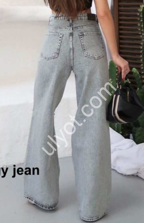 ДЖИНСЫ ZEO BASIC (34-42) СЕРЫЙ 5362