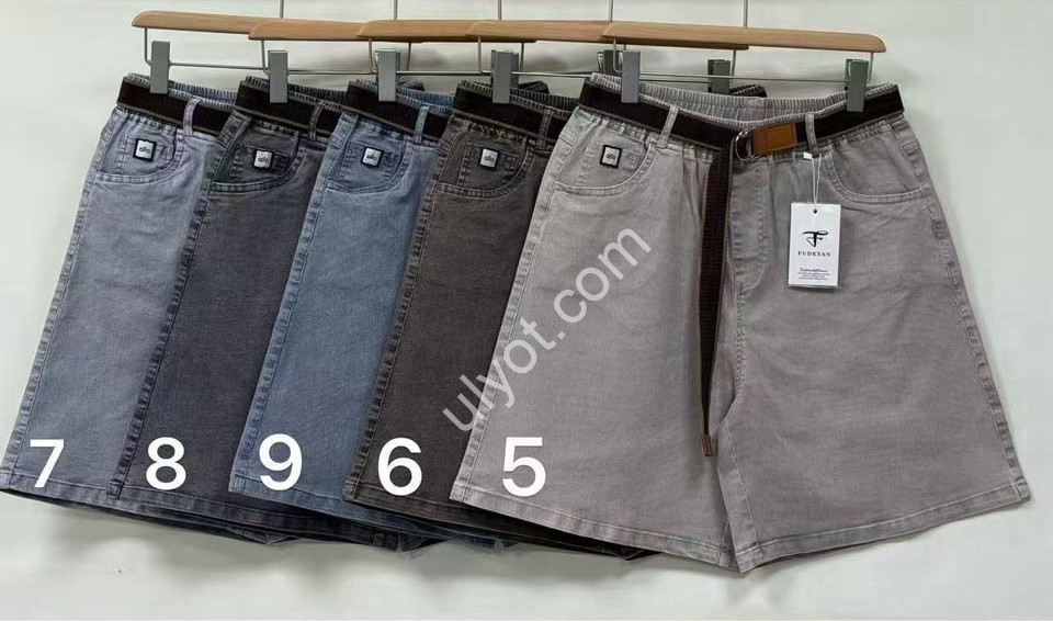 ШОРТЫ (31-36) СВ.СЕРЫЙ 1210-7