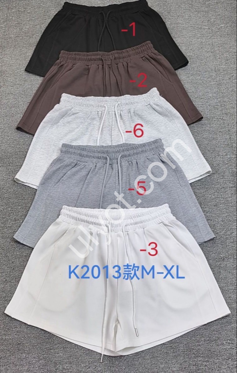 ШОРТЫ (M-XL) СВ.СЕРЫЙ K2013-6