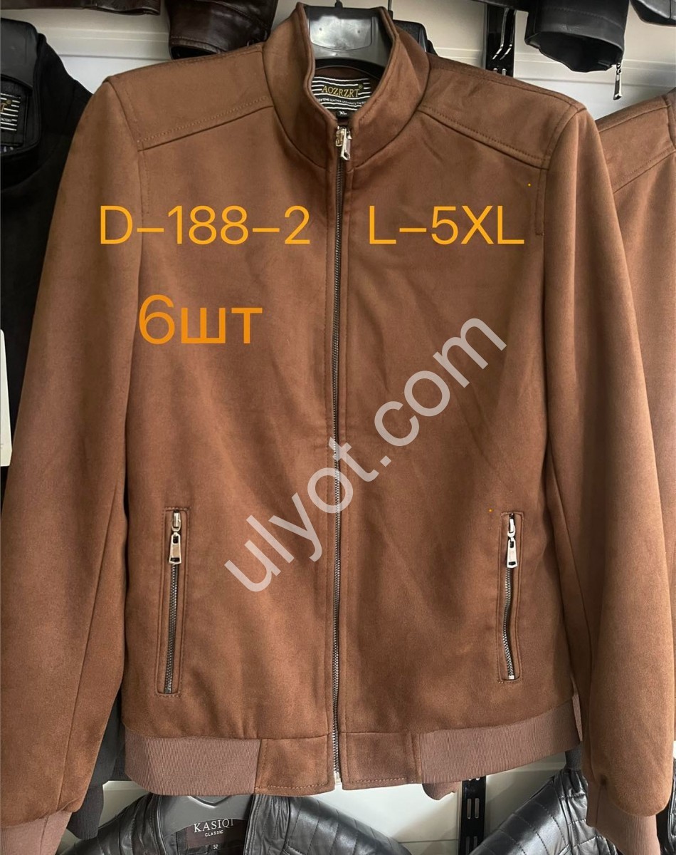 КУРТКА AOZRZRT (L-5XL) КОРИЧНЕВИЙ D-188-2