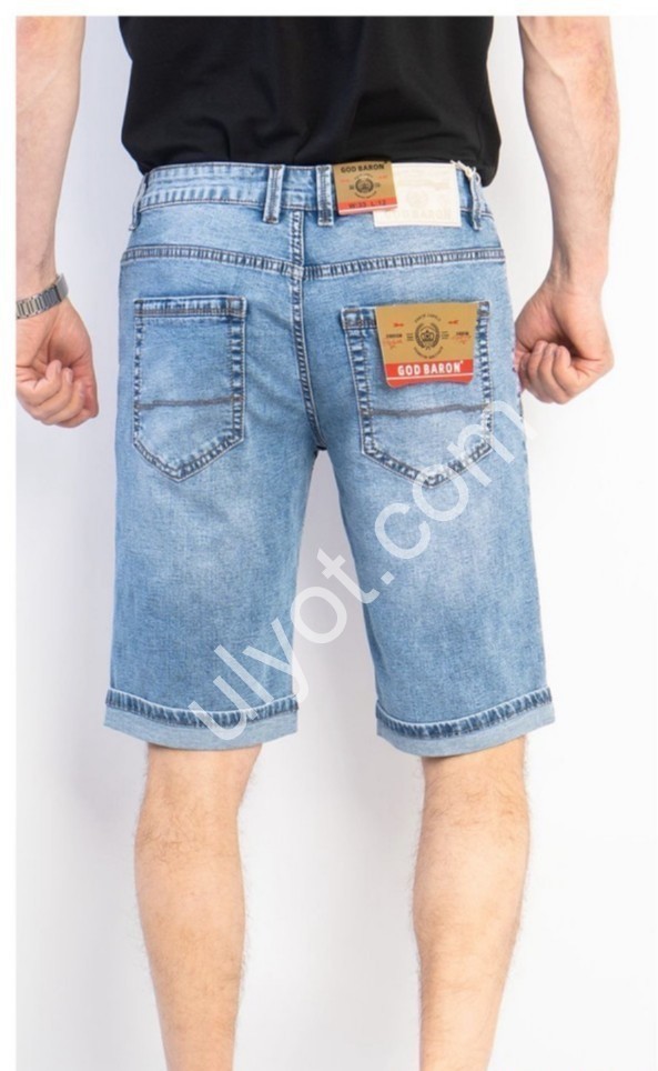 ШОРТИ GOD BARON (32-38) БЛАКИТНИЙ 1700