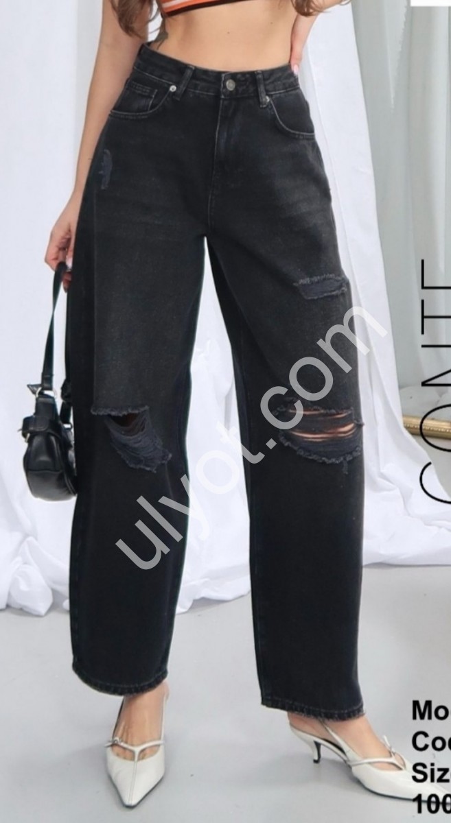 ДЖИНСЫ ZEO BASIC (34-42) ГРАФИТ 5317