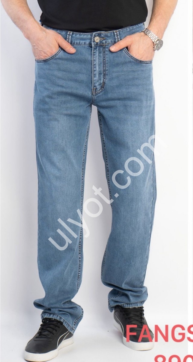 ДЖИНСЫ FANGSIDA (30-38) СИНИЙ 8905