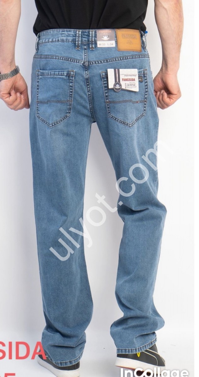 ДЖИНСЫ FANGSIDA (30-38) СИНИЙ 8905