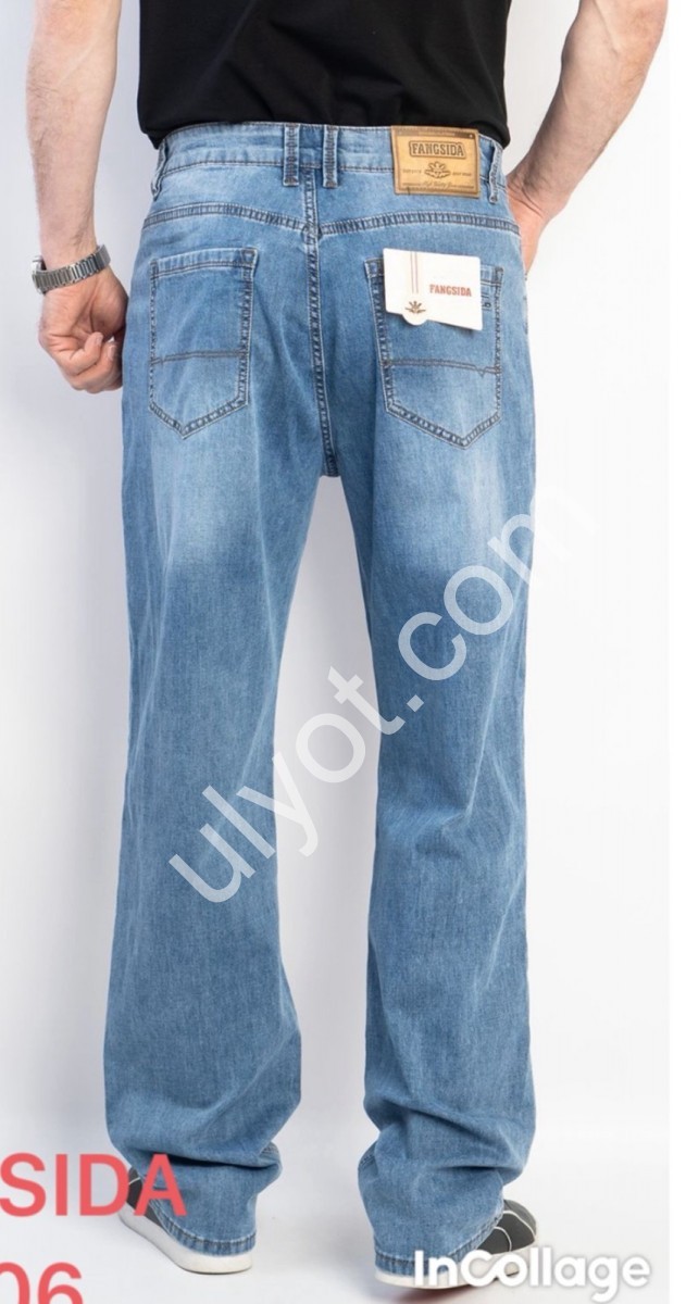 ДЖИНСЫ FANGSIDA (34-38) СИНИЙ 8906
