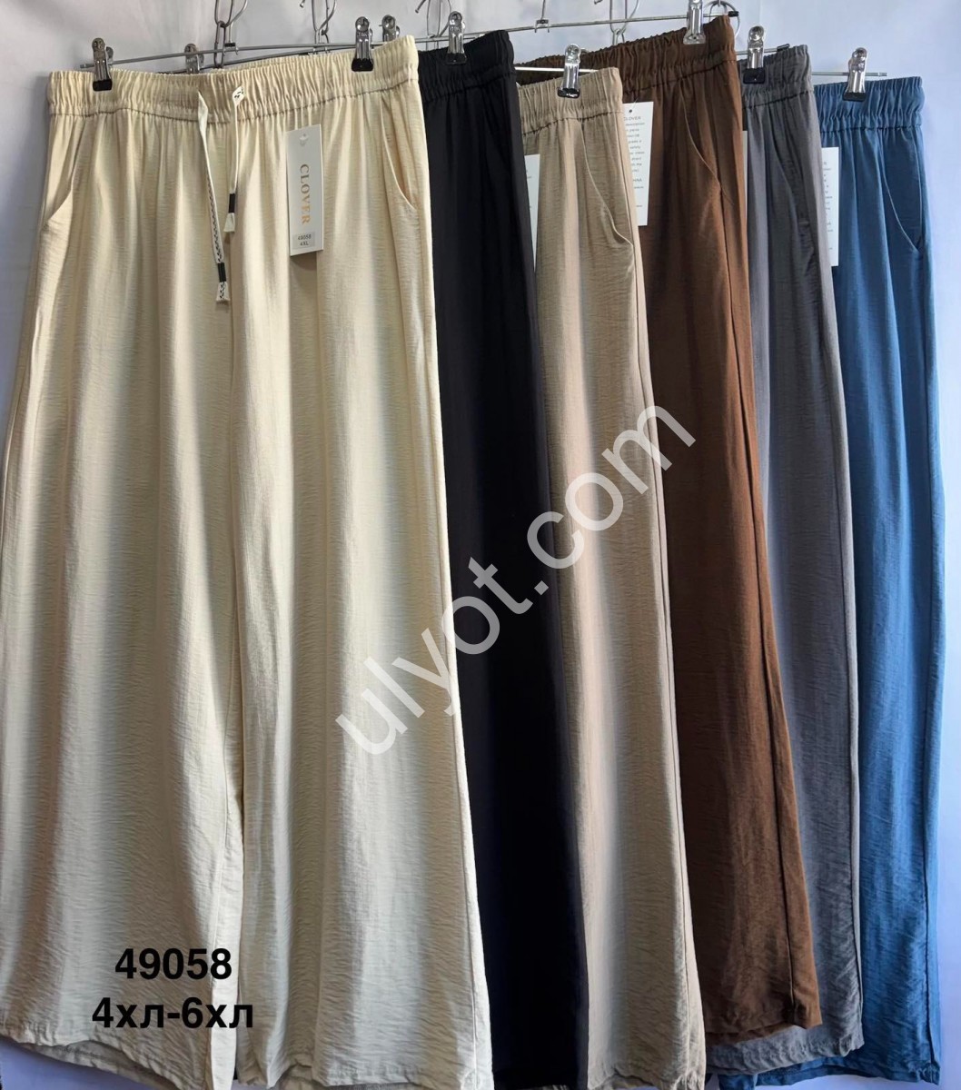 ШТАНИ (4XL-6XL) ЧОРНИЙ 49058