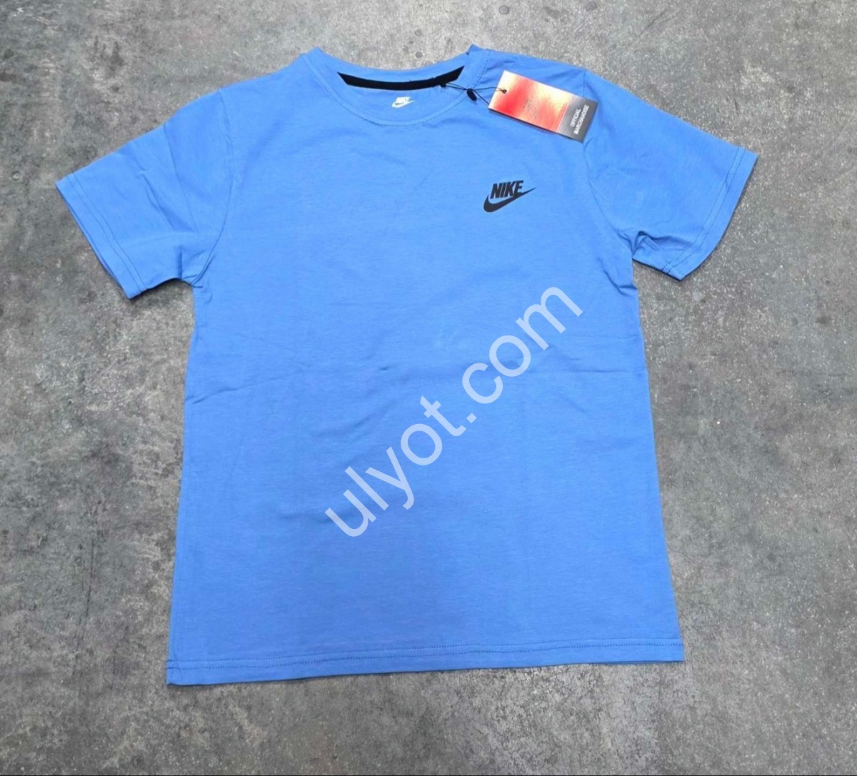 ФУТБОЛКА N02 (7-12 ЛЕТ) ГОЛУБОЙ 