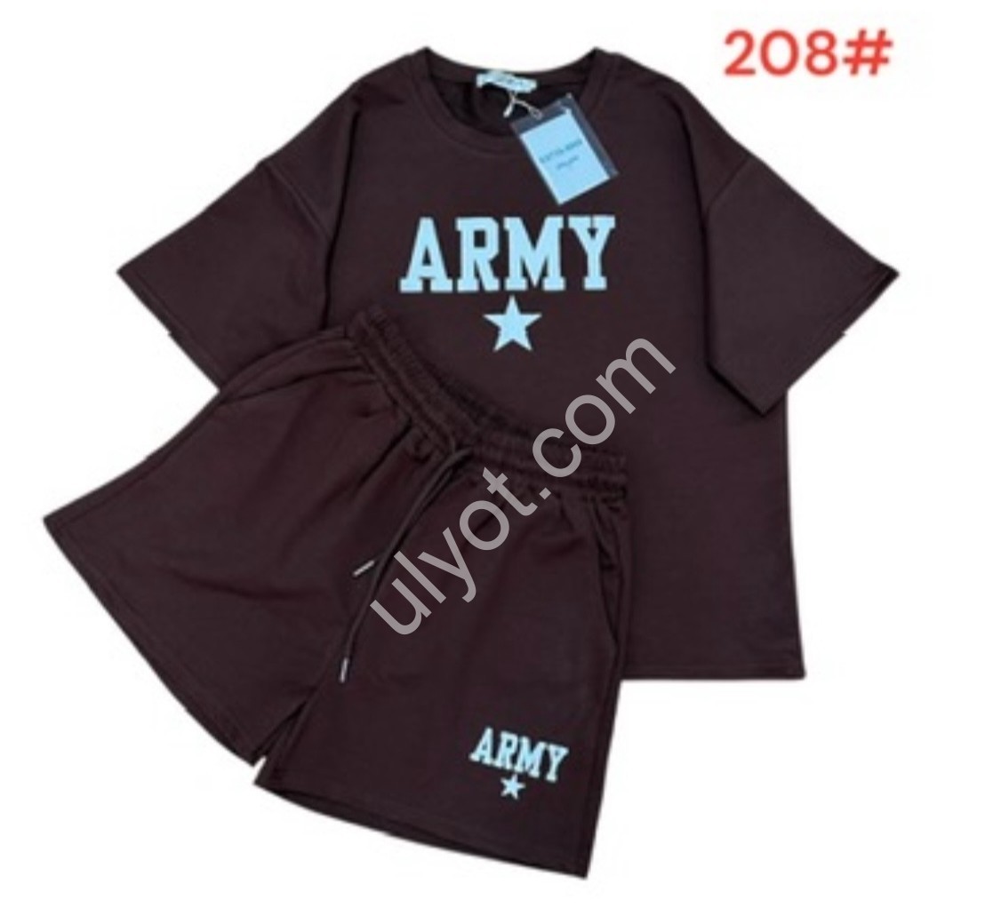 КОСТЮМ (S-L) ШОКОЛАД 208