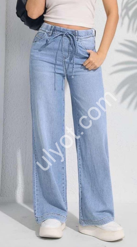 ДЖИНСЫ M.SARA (S-2XL) ГОЛУБОЙ 2932-5