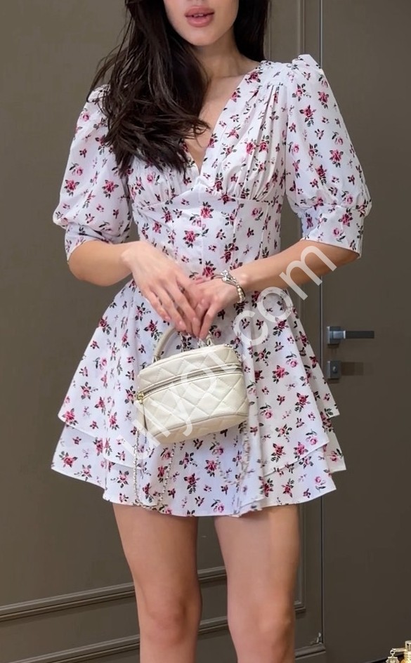 КОМБИНЕЗОН (42-48) БЕЛЫЙ+РОЗОВЫЙ 767