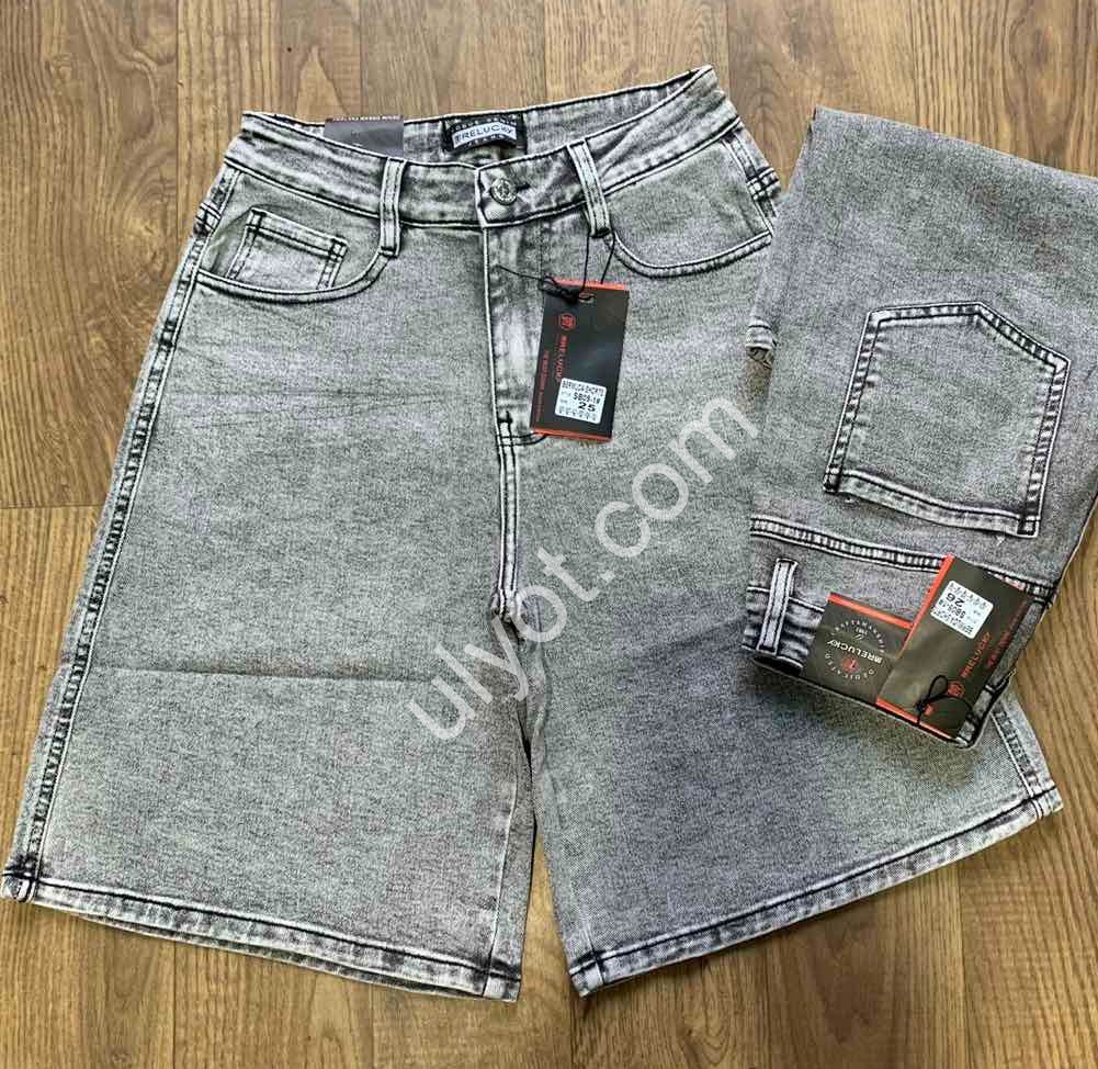 ШОРТЫ RELUCKY (25-30) СЕРЫЙ 09-1