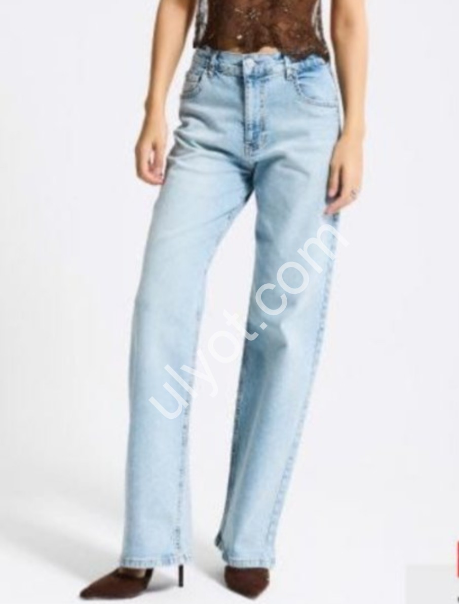 ДЖИНСИ IT'S BASIC (38-48) БЛАКИТНИЙ 3470/2s6/32