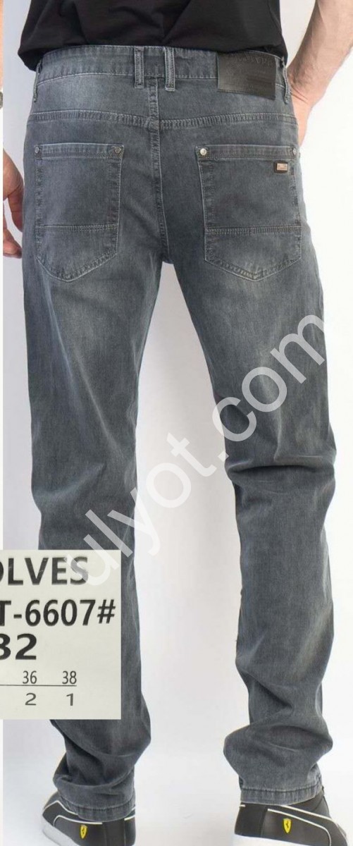 ДЖИНСИ ATWOLVES (32-38) СІРИЙ 6607