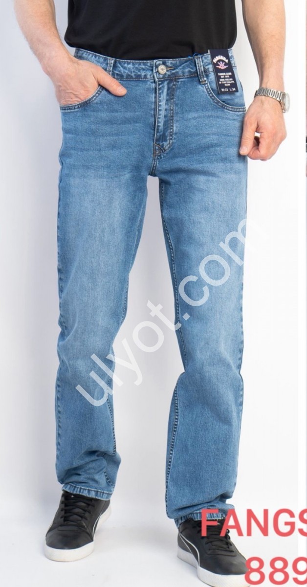 ДЖИНСИ FANGSIDA (32-38) СИНІЙ 8895