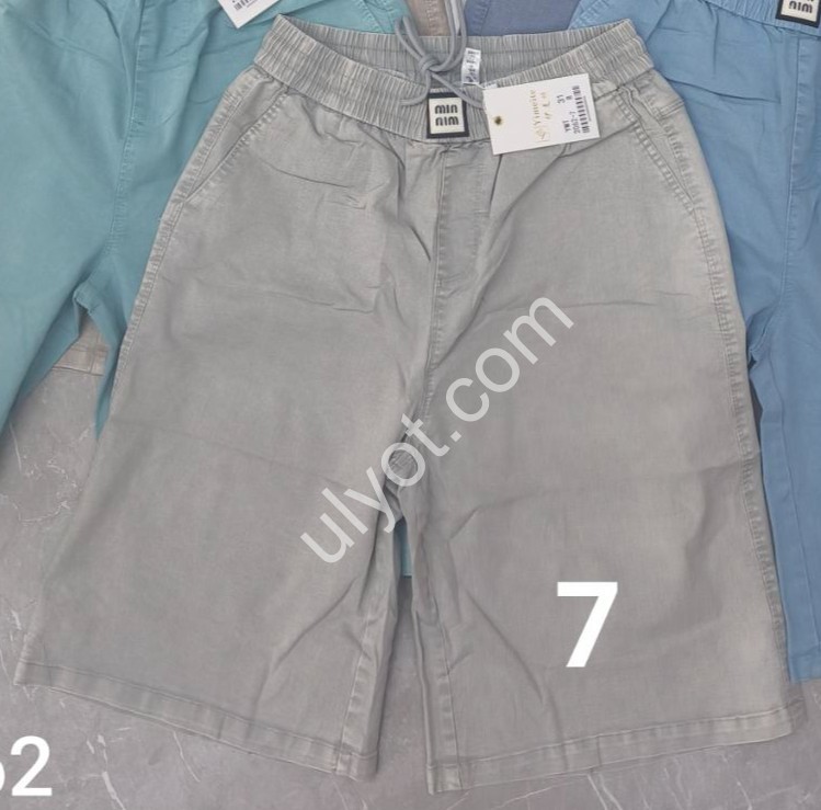 ШОРТЫ (31-36) СВ.СЕРЫЙ-7 2062