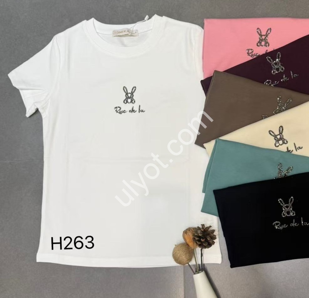 ФУТБОЛКА (ONE SIZE 44-48) МІКС H263