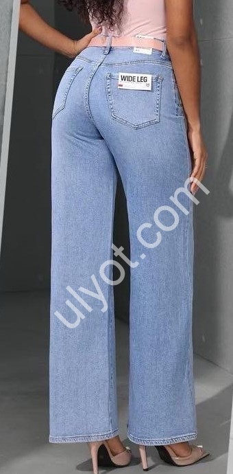 ДЖИНСЫ M.SARA (XS-XL) ГОЛУБОЙ 3137-6