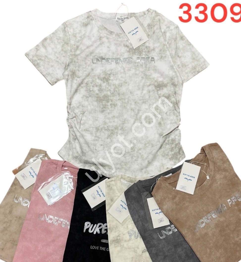 ФУТБОЛКА (ONESIZE 42-48) МИКС 3309