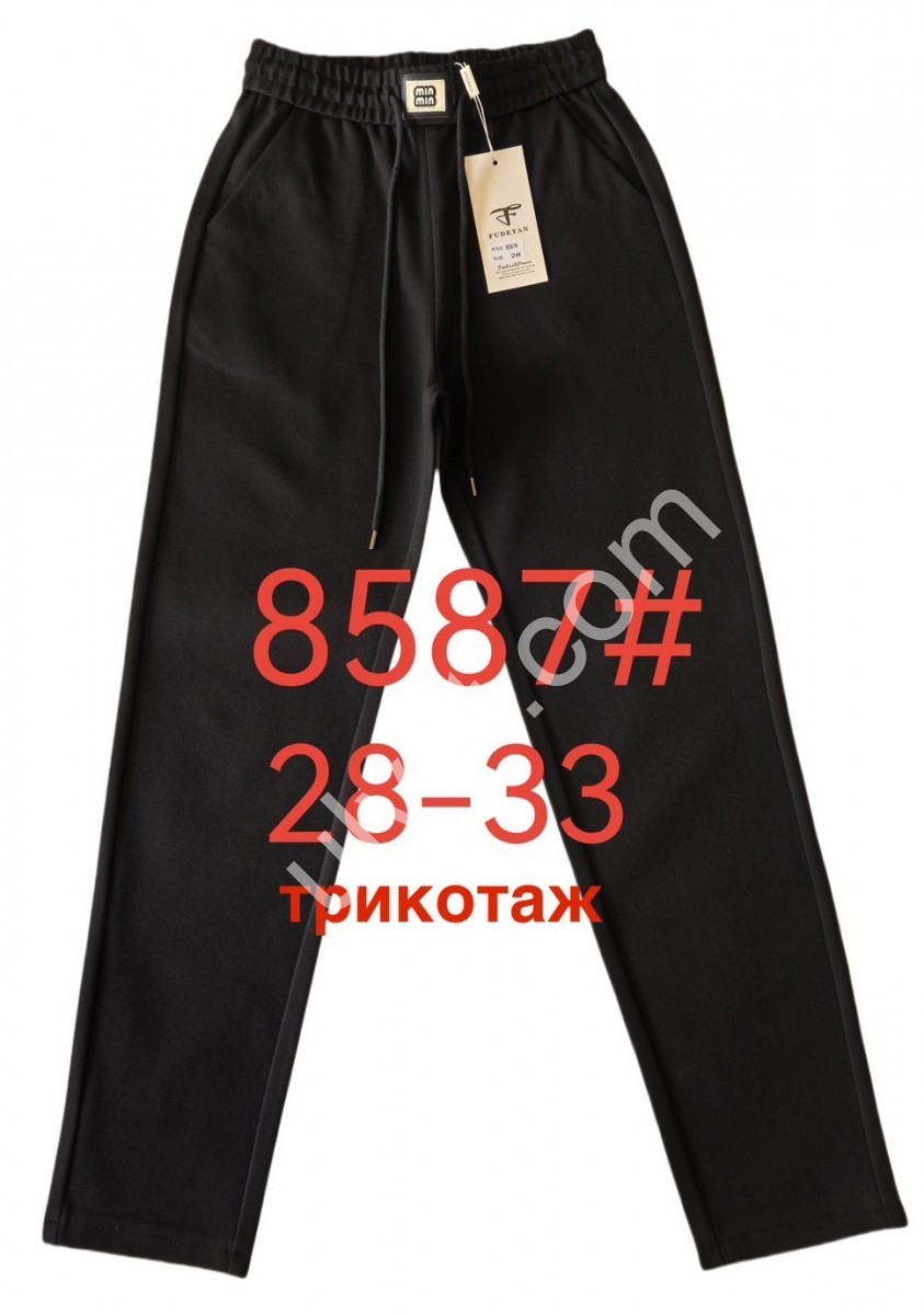 ШТАНЫ (28-33) ЧЕРНЫЙ 8587