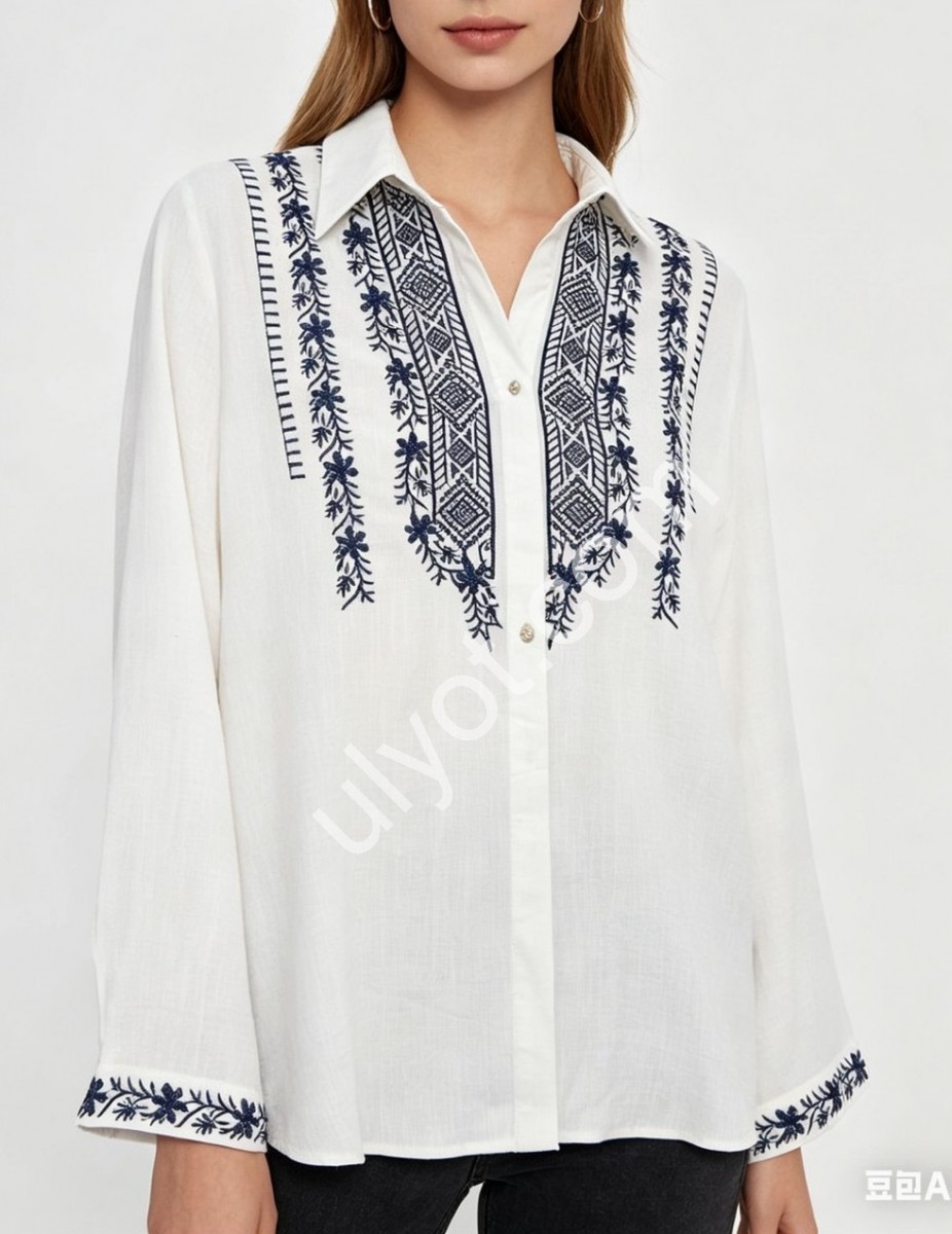 РУБАШКА (ONE SIZE) ВЫШИВКА 26889