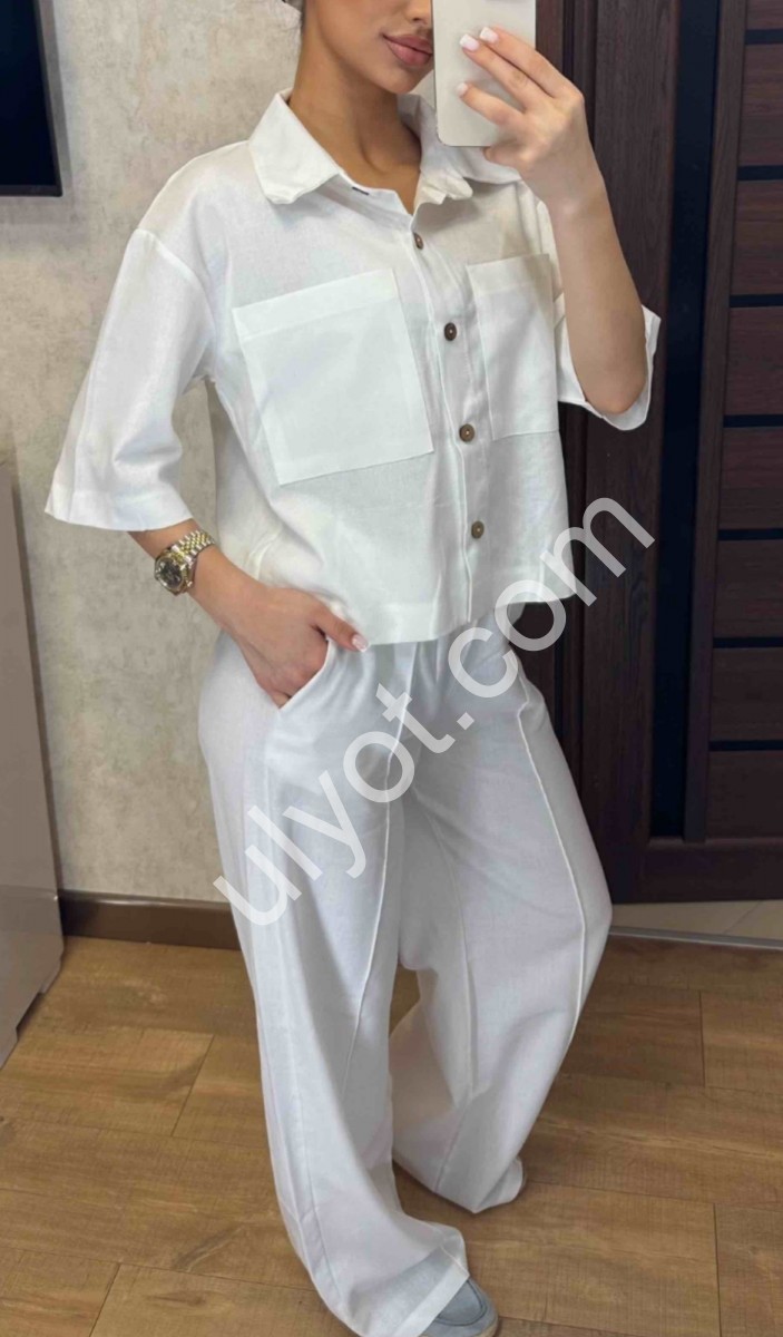 КОСТЮМ (42-48) БІЛИЙ 013