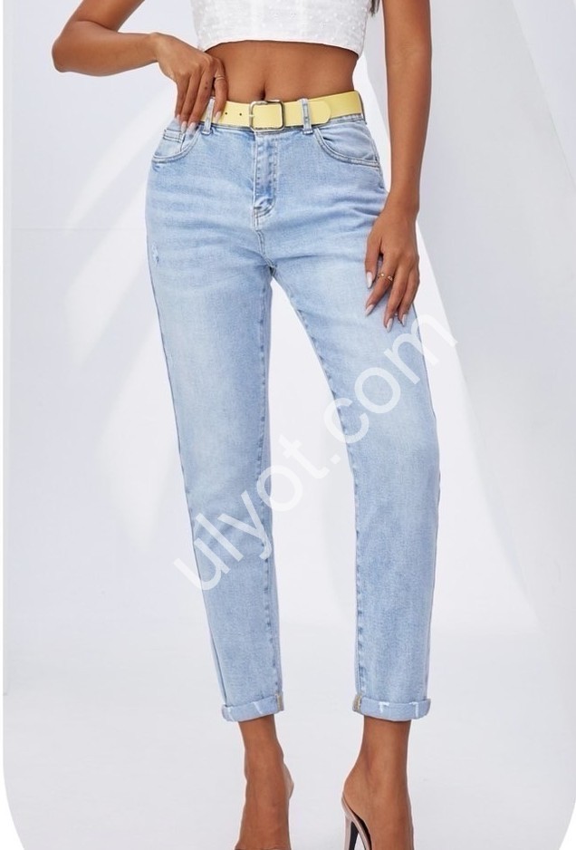 ДЖИНСЫ M.SARA (XS-XL) ГОЛУБОЙ 2855-5