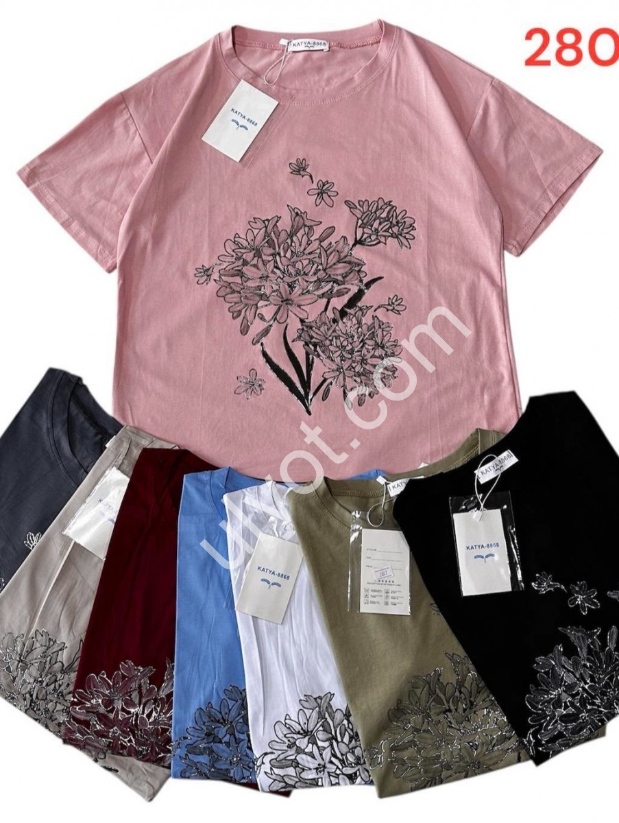 ФУТБОЛКА (ONESIZE 50-54) МИКС 2807