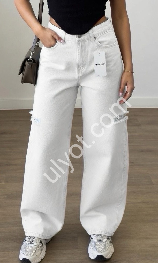 ДЖИНСЫ TOP SHOP (25-32) БЕЛЫЙ 1725