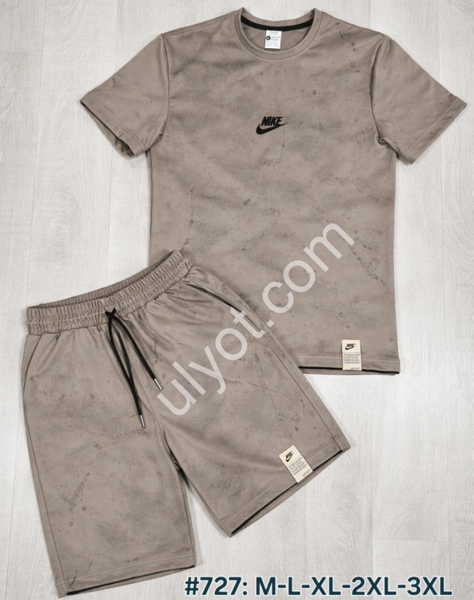 СПОРТ. КОСТЮМ N02 (M-3XL) БЕЖ 727