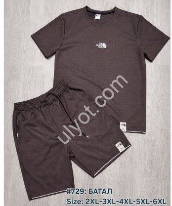 СПОРТ. КОСТЮМ T48 (2XL-6XL) КОРИЧНЕВЫЙ 729