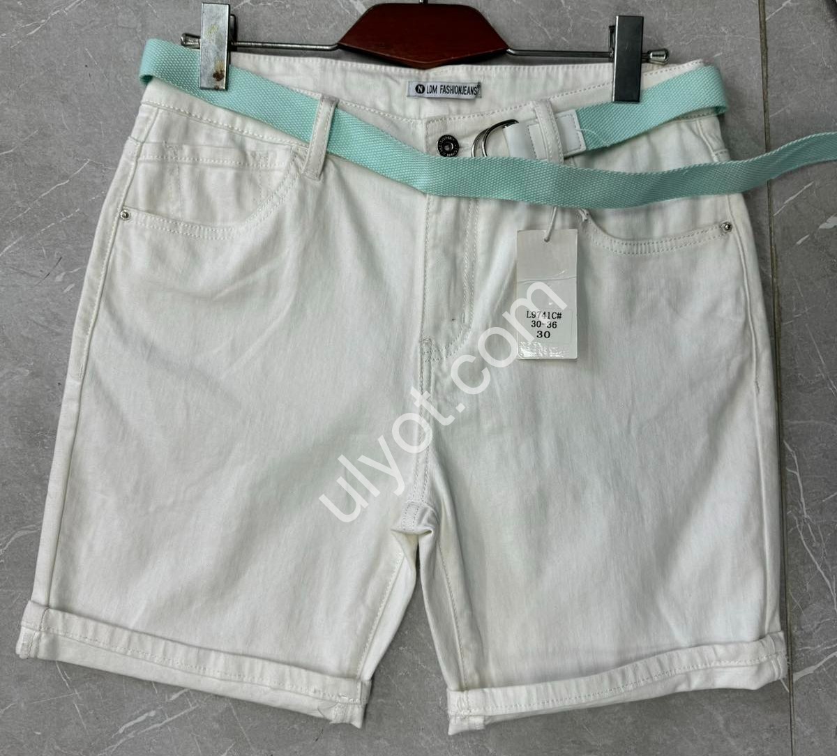 ШОРТЫ LDM (30-36) БЕЛЫЙ 9741