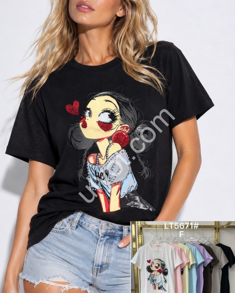 ФУТБОЛКА (ONE SIZE 50-52) МИКС LT5671