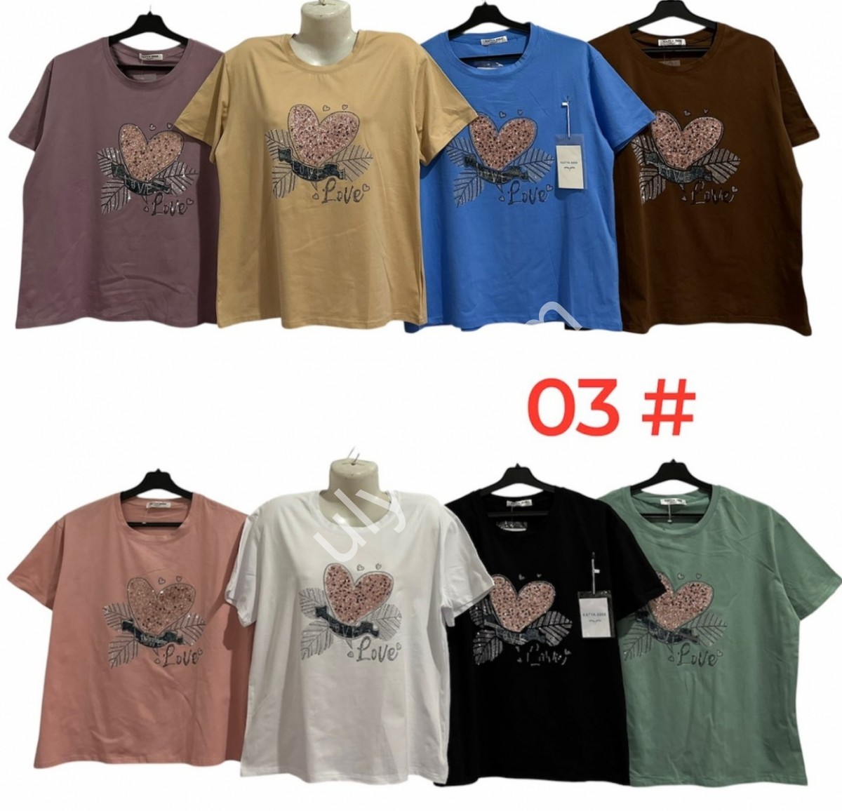 ФУТБОЛКА (ONESIZE 50-54) МИКС 03