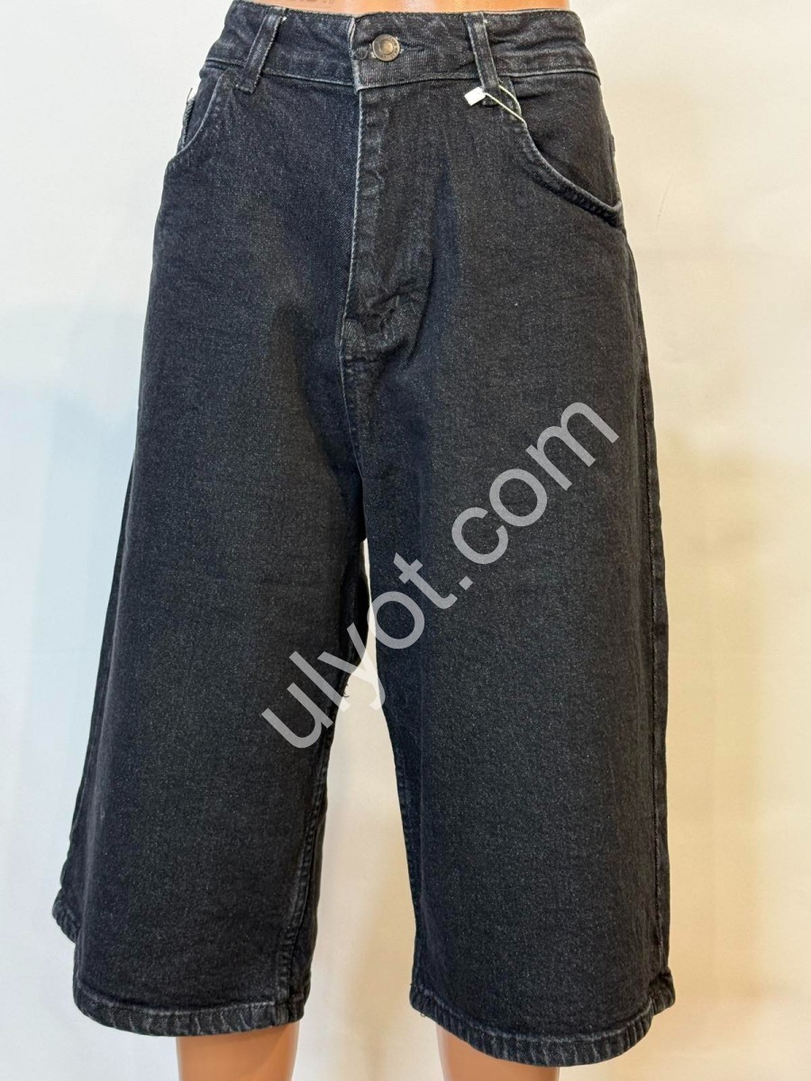 ШОРТЫ JEANS DENIM (30-36) Т.СЕРЫЙ 3370