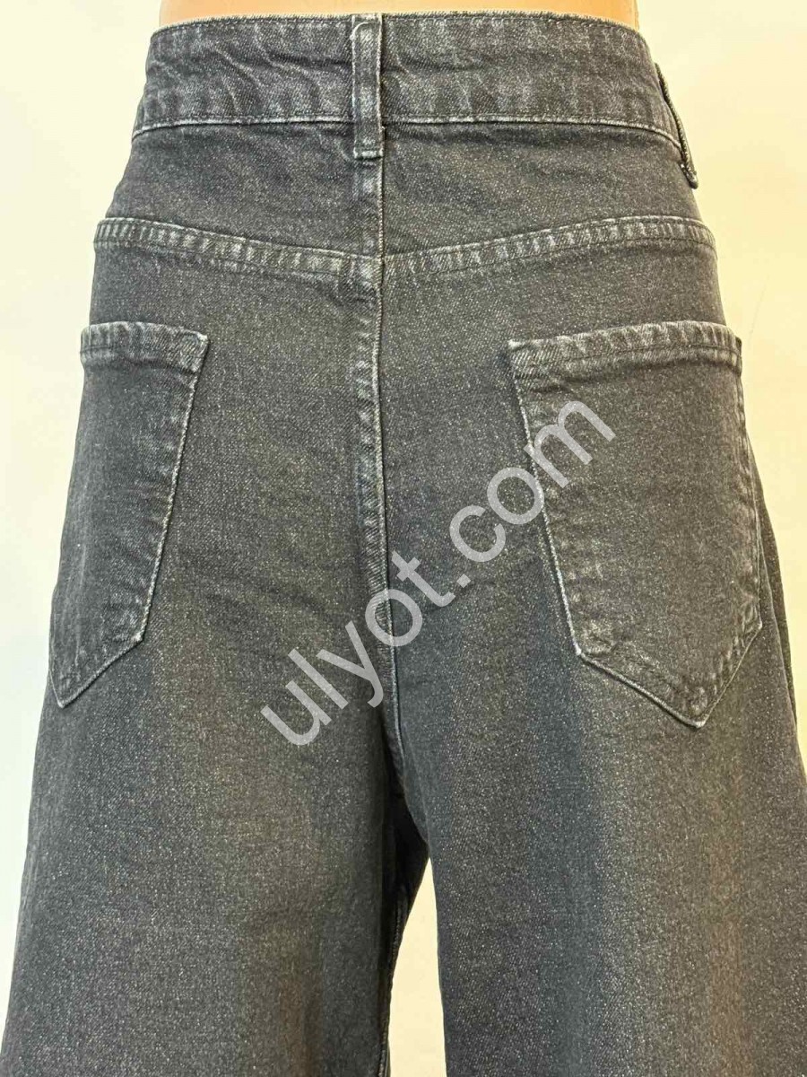 ШОРТЫ JEANS DENIM (30-36) Т.СЕРЫЙ 3370