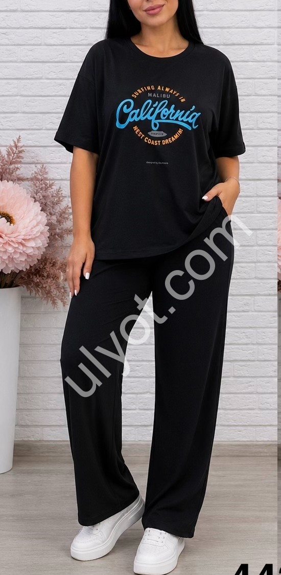 КОСТЮМ CALIFORNIA (XL-5XL) ЧОРНИЙ 4431