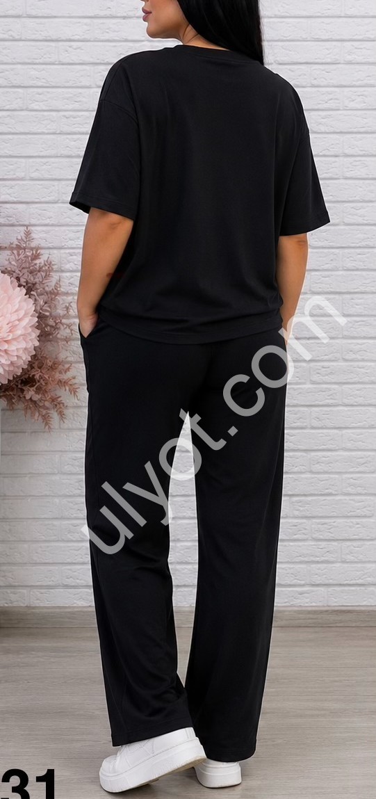 КОСТЮМ CALIFORNIA (XL-5XL) ЧОРНИЙ 4431
