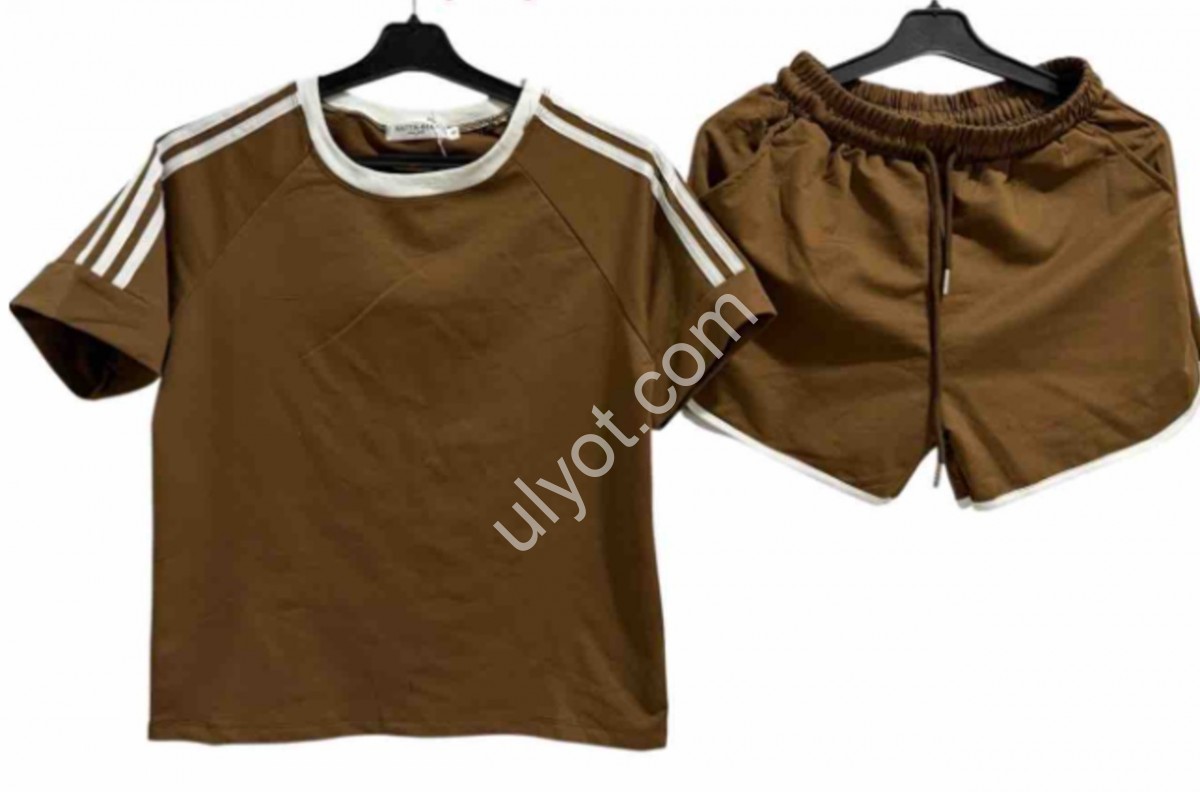 КОСТЮМ (M-XL) КОРИЧНЕВИЙ 1092