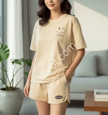 КОСТЮМ (M-XL) БЕЖ 1086