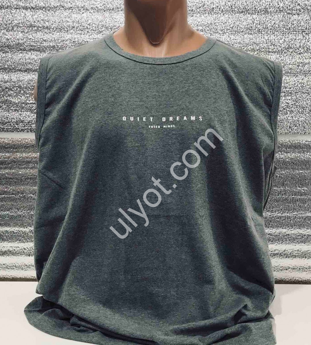 МАЙКА STRONGMAN (3XL-6XL) СІРИЙ