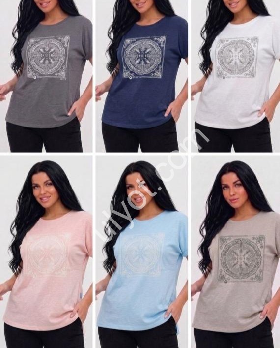 ФУТБОЛКА (M-XL) МІКС 26101