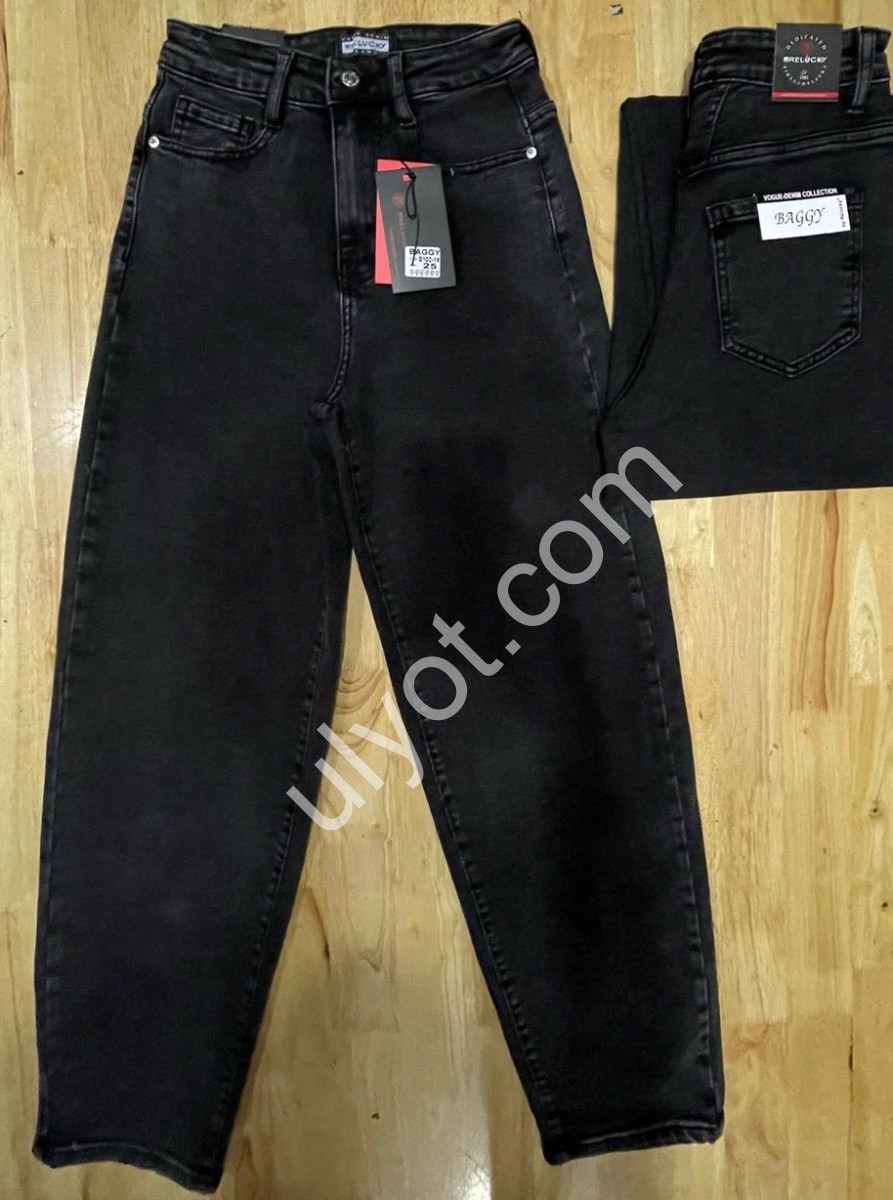 ДЖИНСЫ RELUCKY (25-30) ГРАФИТ B102-1