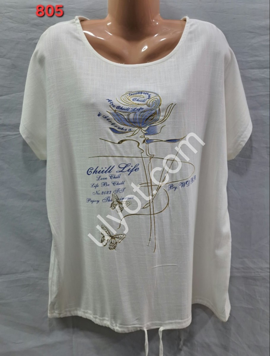 ФУТБОЛКА (ONESIZE 50-58) МИКС 805