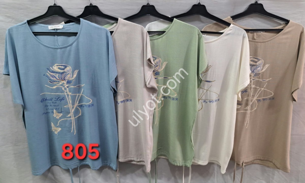 ФУТБОЛКА (ONESIZE 50-58) МИКС 805