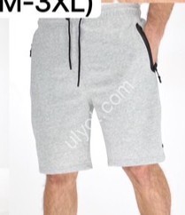 ШОРТЫ AUDSA (M-3XL) СВ.СЕРЫЙ A195