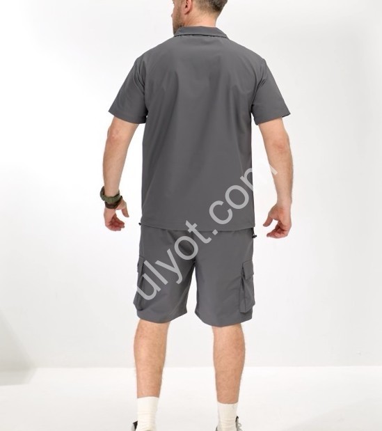 КОСТЮМ AUDSA (M-3XL) Т.СЕРЫЙ A160