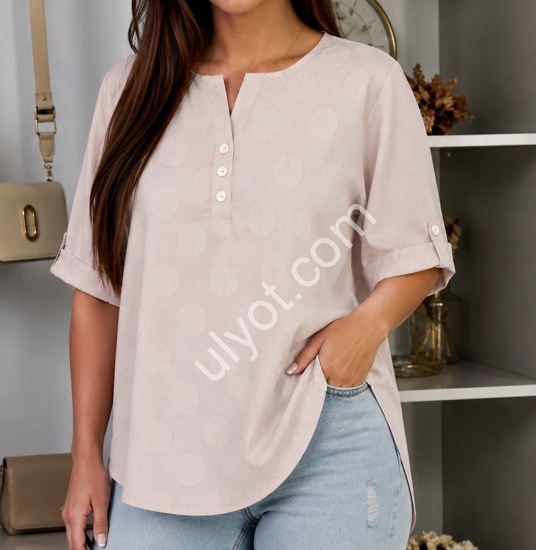 БЛУЗА (M-XL) МИКС 26044