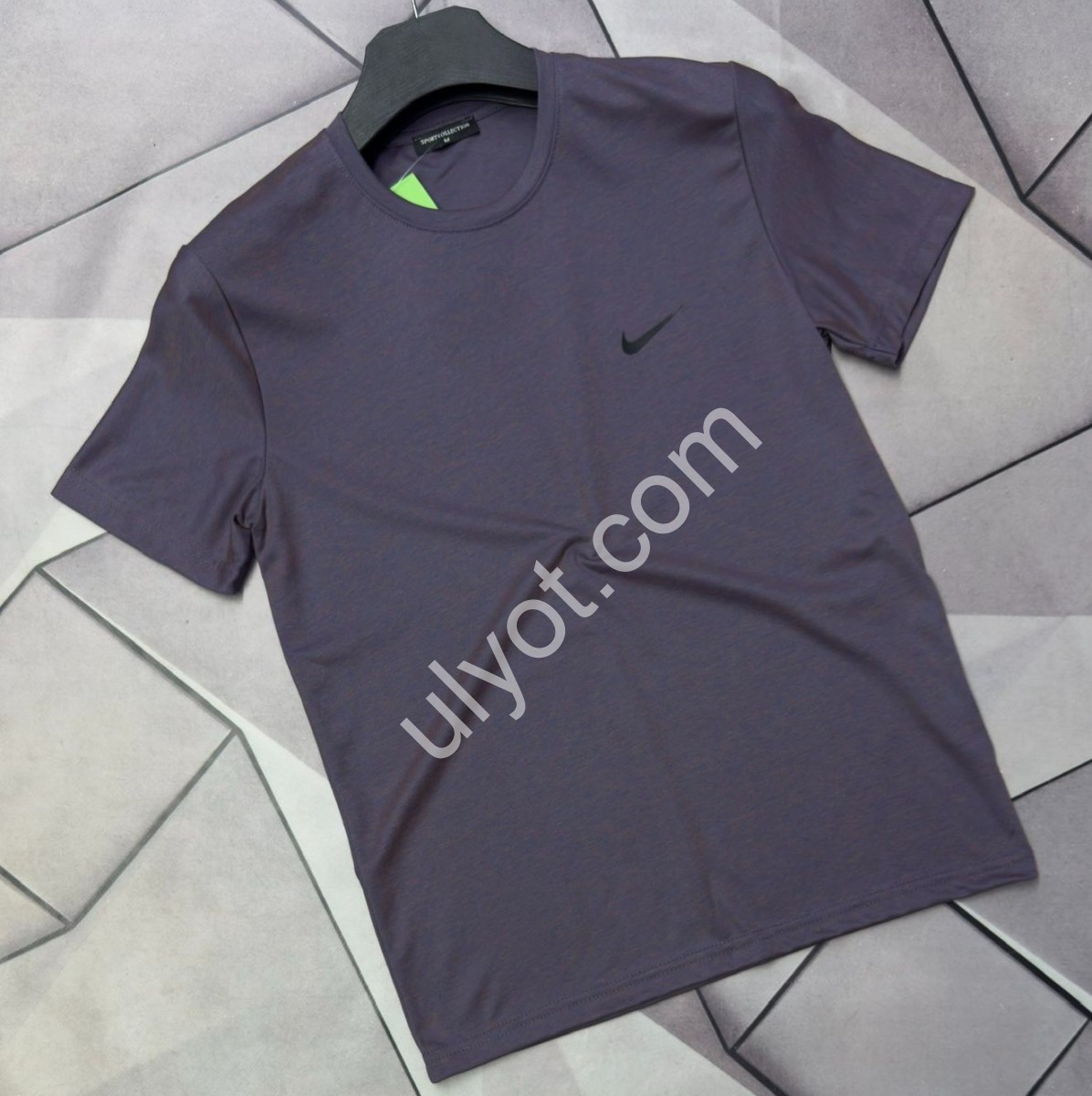 ФУТБОЛКА N02 (S-2XL) Т.СЕРЫЙ 