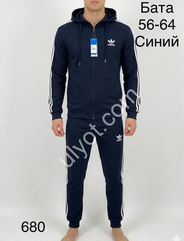 СПОРТ.КОСТЮМ A01 (56-64) МАНЖЕТ СИНИЙ 680