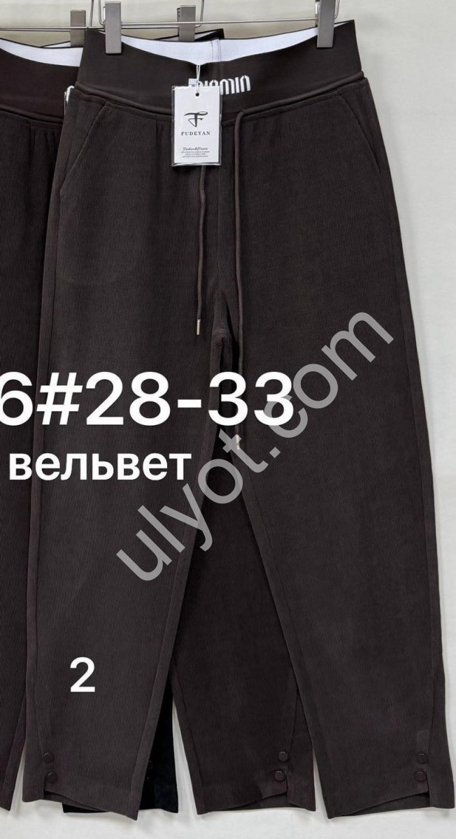 ШТАНЫ (28-33) ШОКОЛАД 1286-3